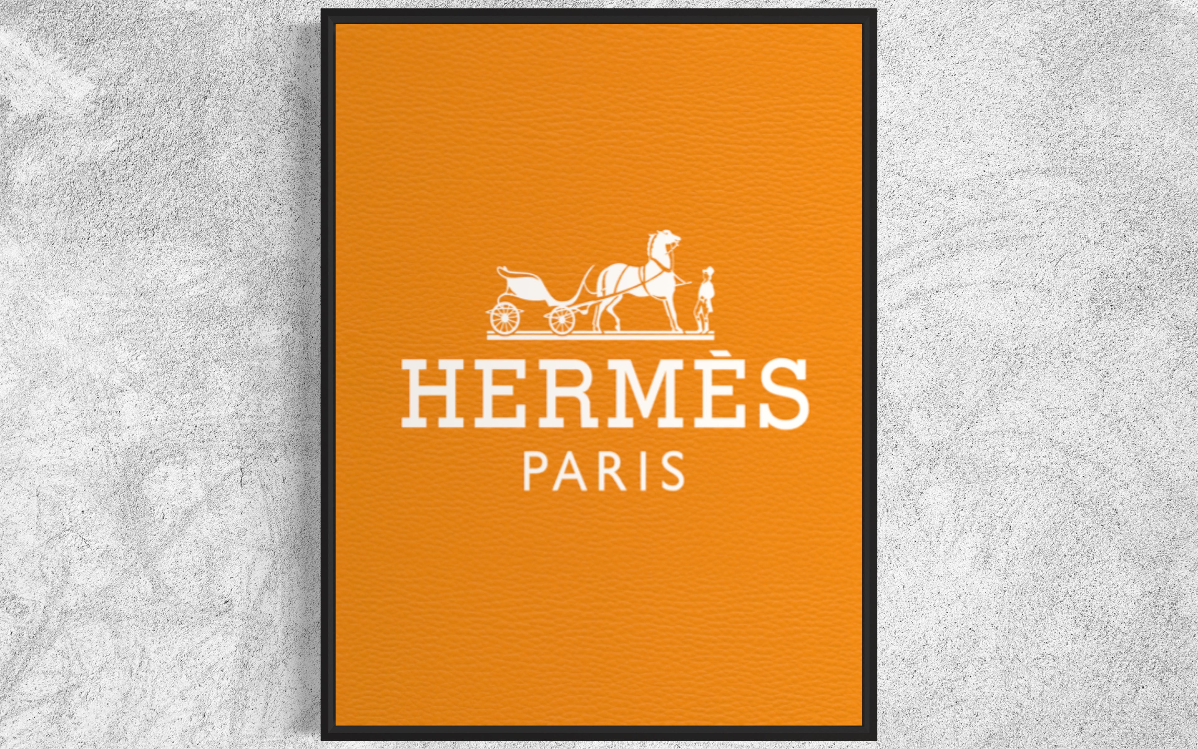 HERMES "ORANGE AND WHITE"