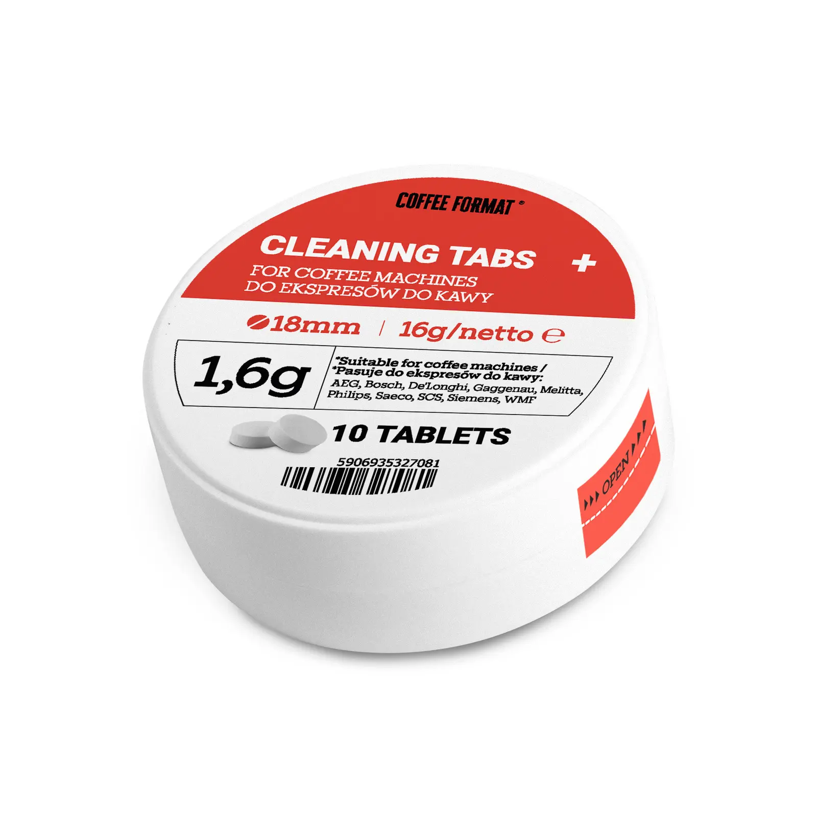 Cleaning Tabs+ 10 x 1,6g (pojemnik)