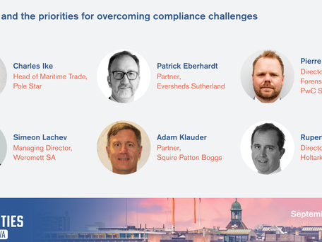 Sanctions & Compliance Join us at the GTR Commodities Geneva Conference 20th September