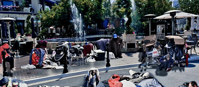 LA Mayoral Hopeful Caruso Allowing Unhoused to Roam Free at the Grove