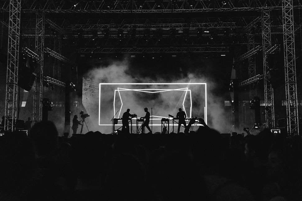 Concert Stage Silhouette