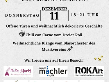 Wollerau lüüchtet am 11. Dezember, 18 bis 21 Uhr!