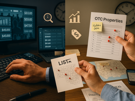Listas OTC em Tax Sales: Oportunidades Escondidas nos Imóveis Não Arrematados