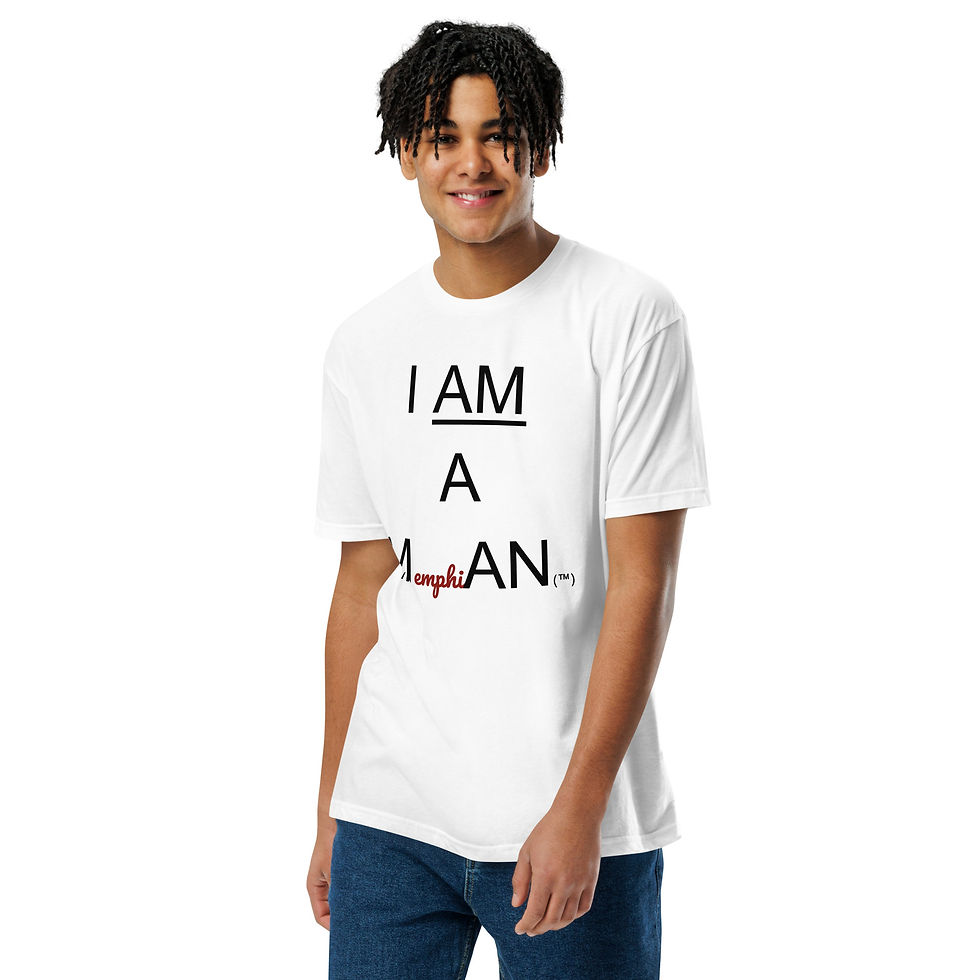 Thumbnail: Unisex Fitted T-Shirt - I Am A MemphiAN