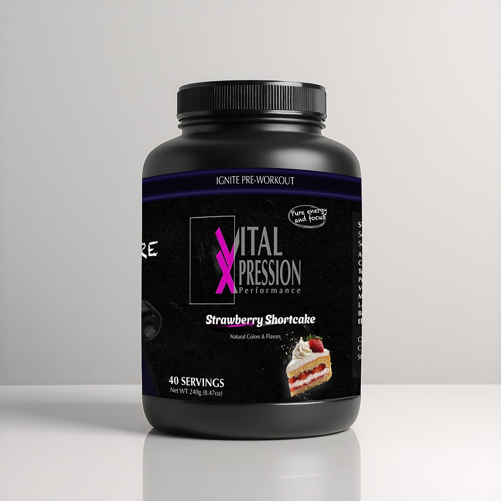 Large Preworkout Label