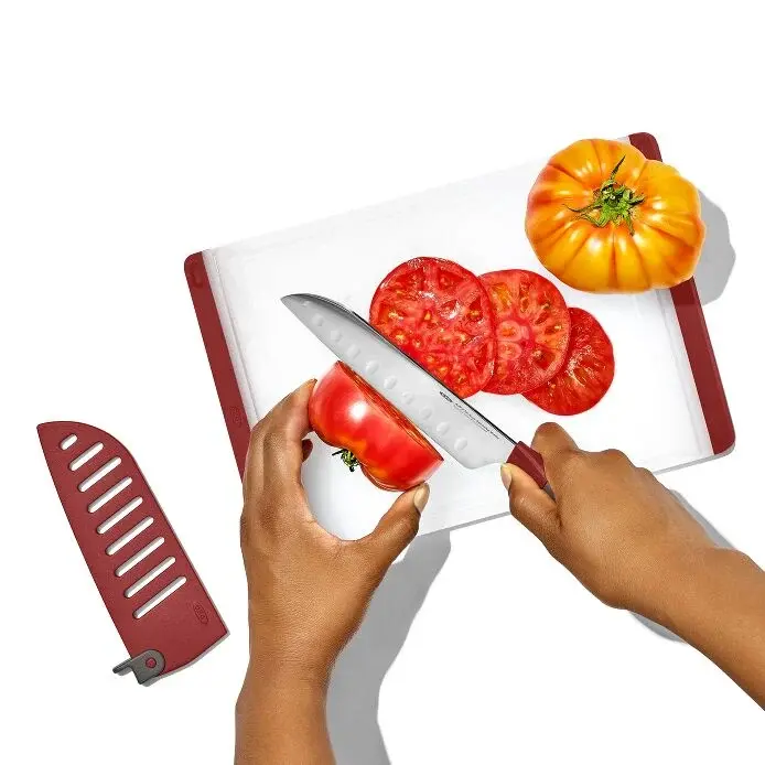 Thumbnail: OXO Outdoor 5.5in Santoku Knife with Locking Sheath