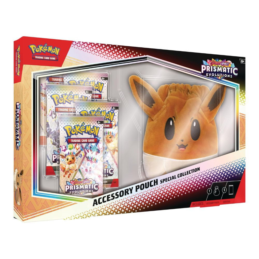 Pokemon TCG: Prismatic Evolutions Accessory Pouch Special Collection