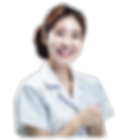 a dental technician, female, smiling, korean.png