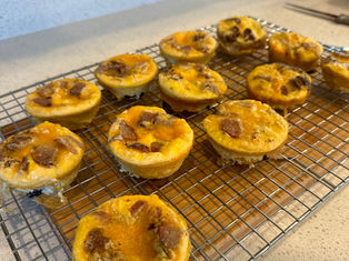 Egg Bites on Cooling Rack