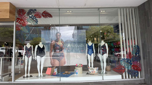 Swimwear Galore Window Decal Summer 2025