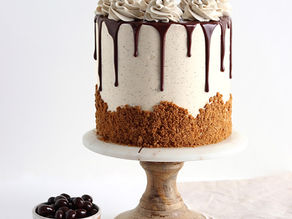 Coffee Layer Cake With Vanilla Espresso Buttercream