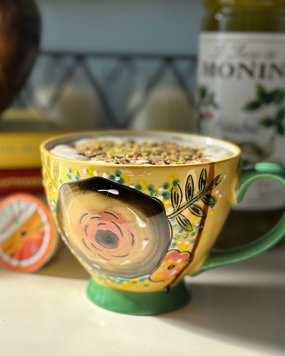 Pistachio Cookie Mocha Latte Recipe