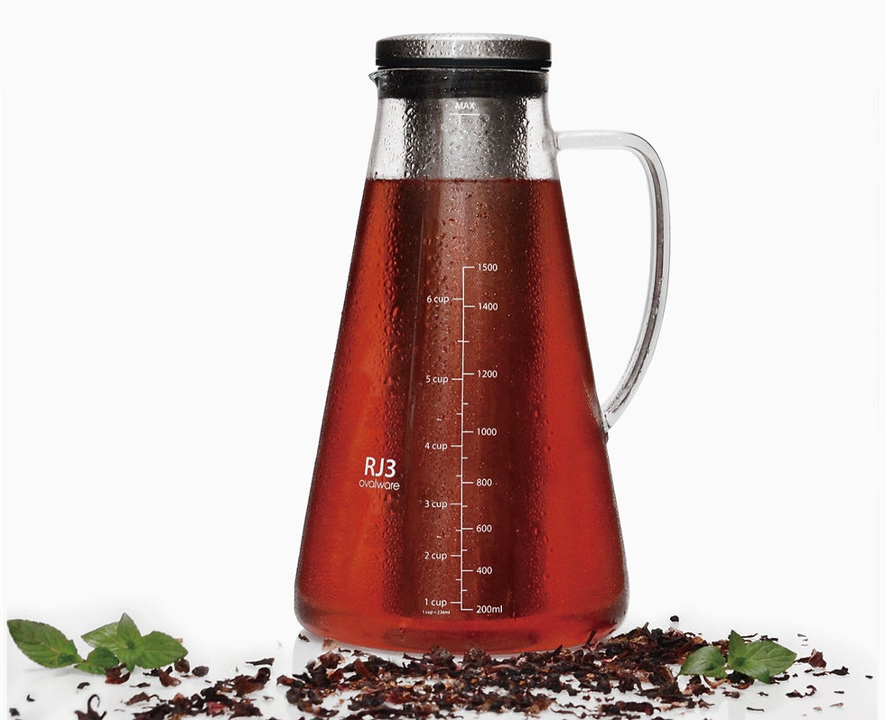 Thumbnail: Airtight Cold Brew Iced Coffee Maker Pitcher and Tea Infuser with premium coffee blends for home or office.