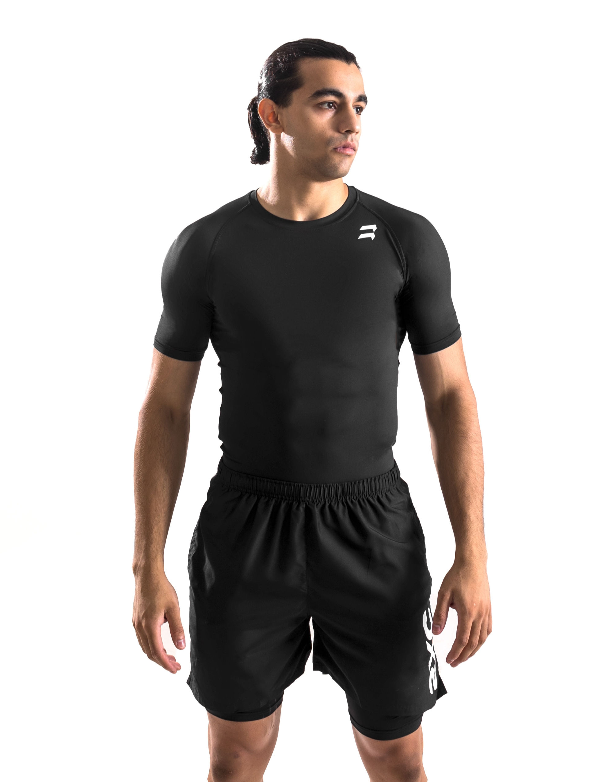 Black Half sleeves Compression