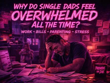 Why do single dads feel overwhelmed all the time?