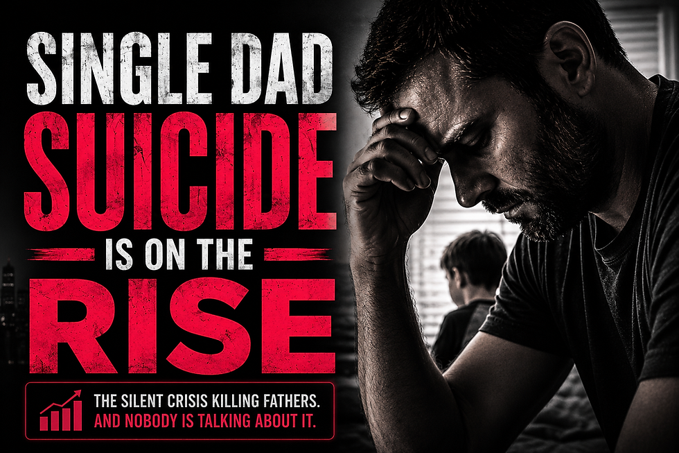 Single Dad Suicide Is Rising Quietly and Almost Nobody Is Talking About It