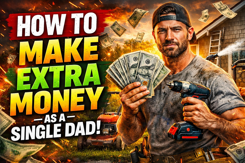 How to Make Money as a Single Dad Without Burning Out (Realistic Guide)