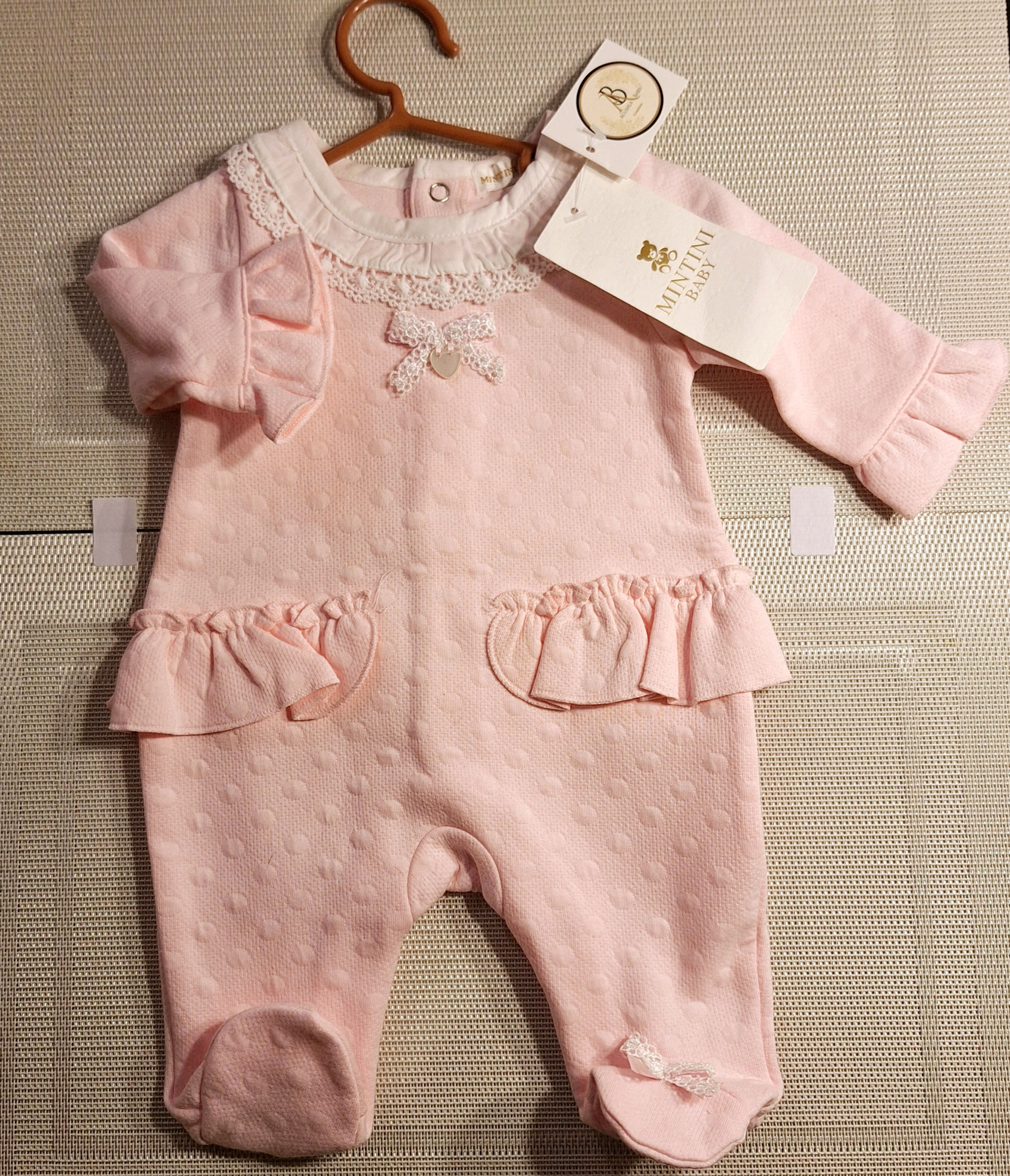 0274  mintini baby suit. 