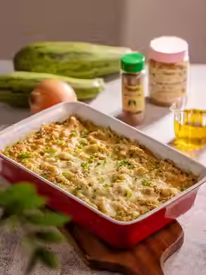 ARROZ COM ABOBRINHA ASSADO