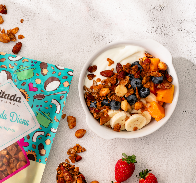 A MELHOR FORMA DE COMER GRANOLA