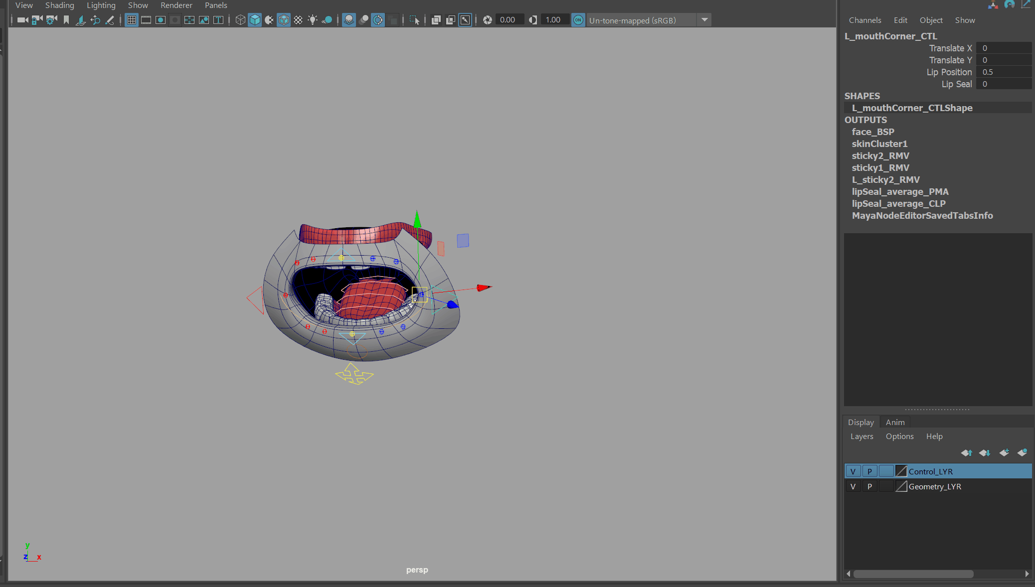 Rigging Cartoon Faces Part 2: Skin Stretching