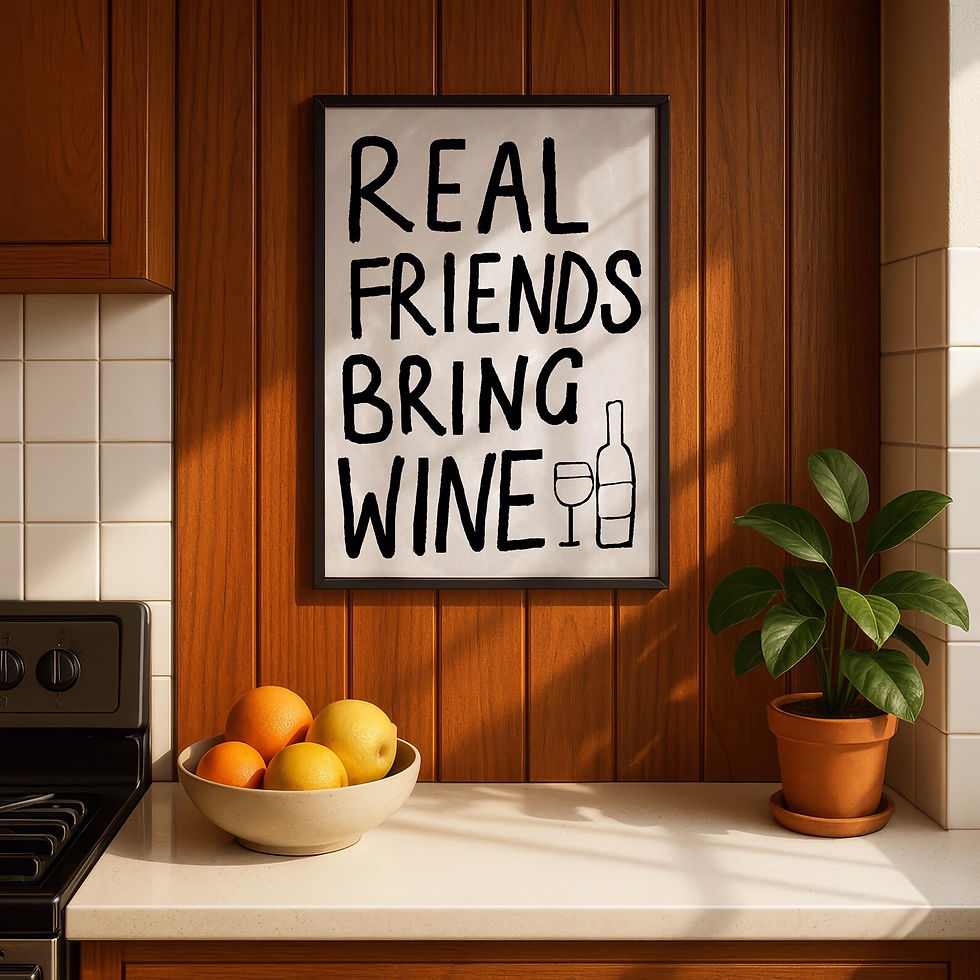Thumbnail: Real Friends Bring Wine