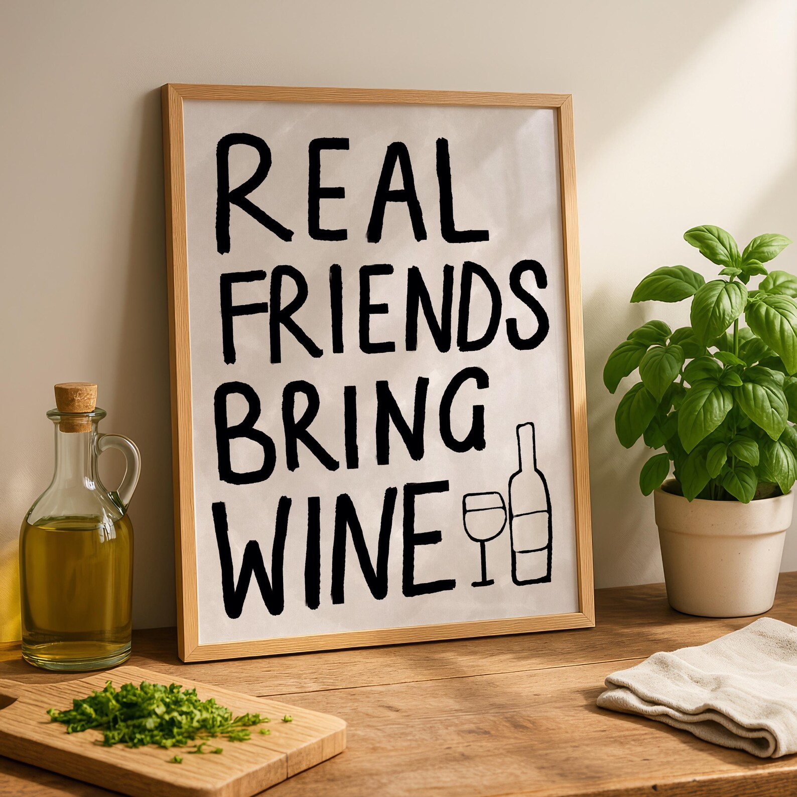 Real Friends Bring Wine