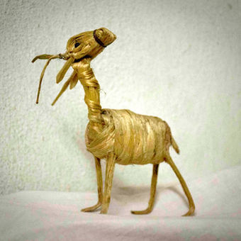 Deer jute craft