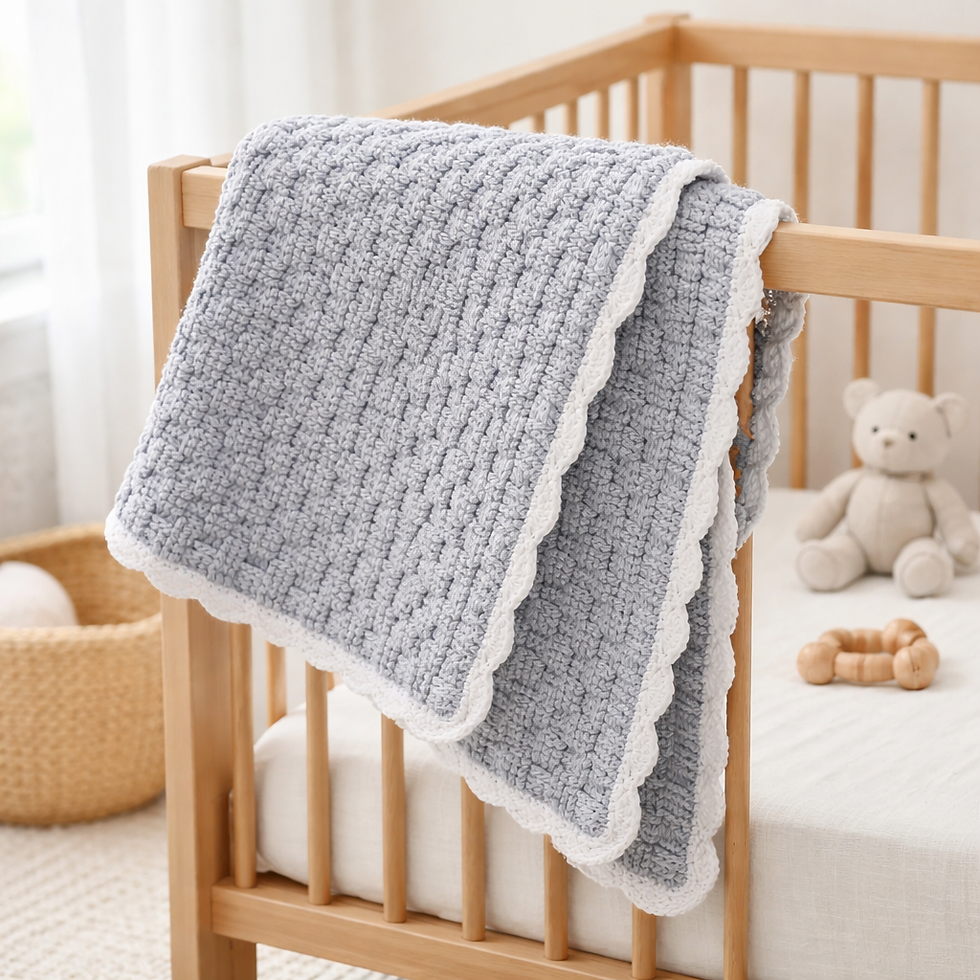 Thumbnail: Basket Weave Baby Blanket
