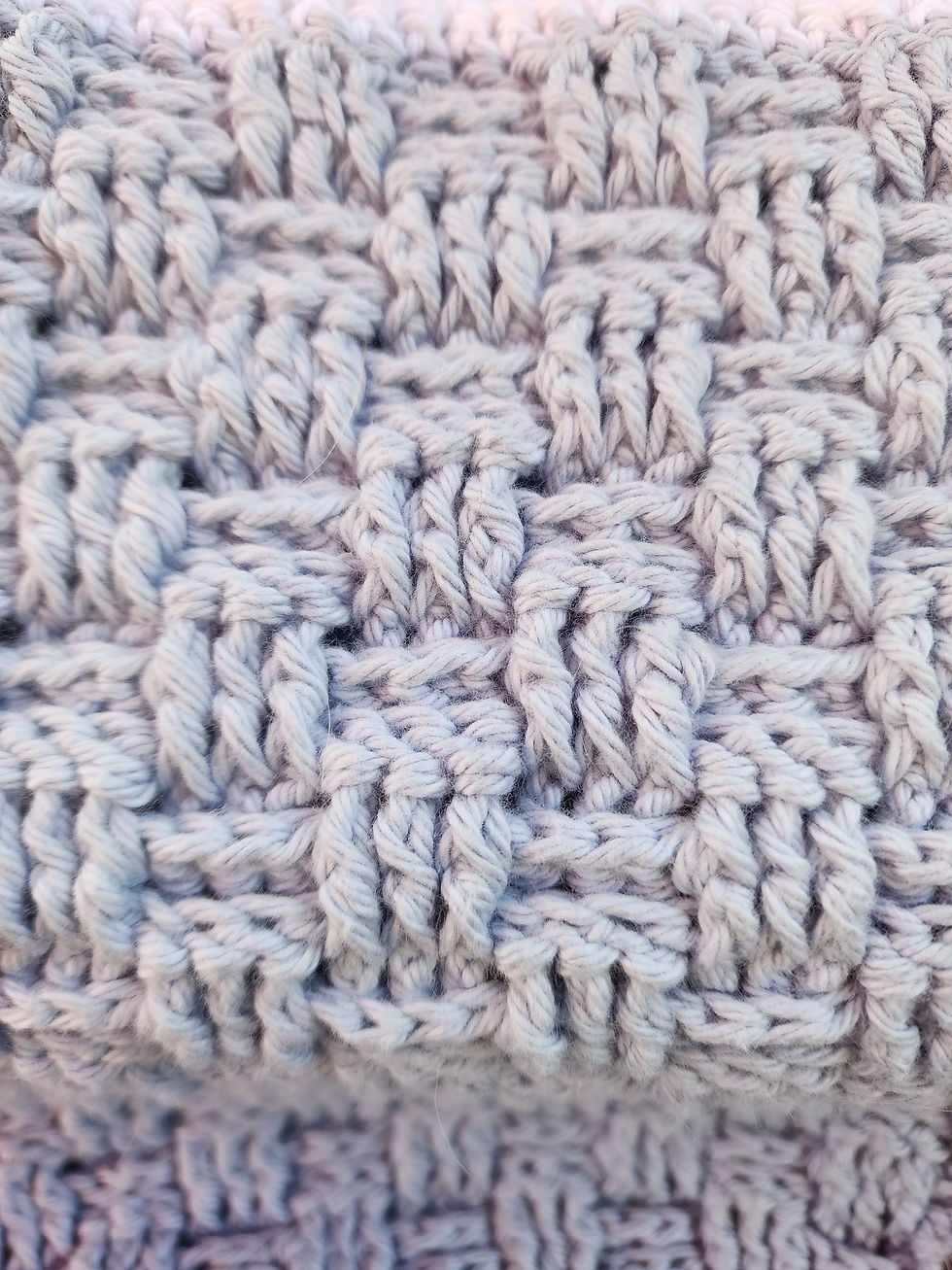 Thumbnail: Basket Weave Baby Blanket