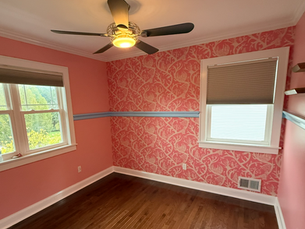 Sleeping Beauty-Inspired Wallpaper Installation in Commack, NY
