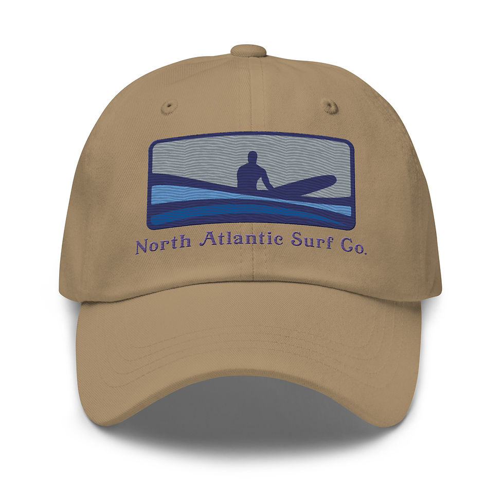 Thumbnail: North Atlantic Surf Company Dad Hat - Surf Block - Storm
