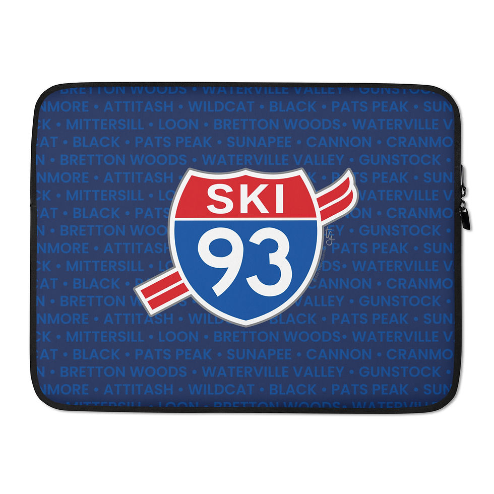 Thumbnail: Ski93 - Blue Laptop Sleeve