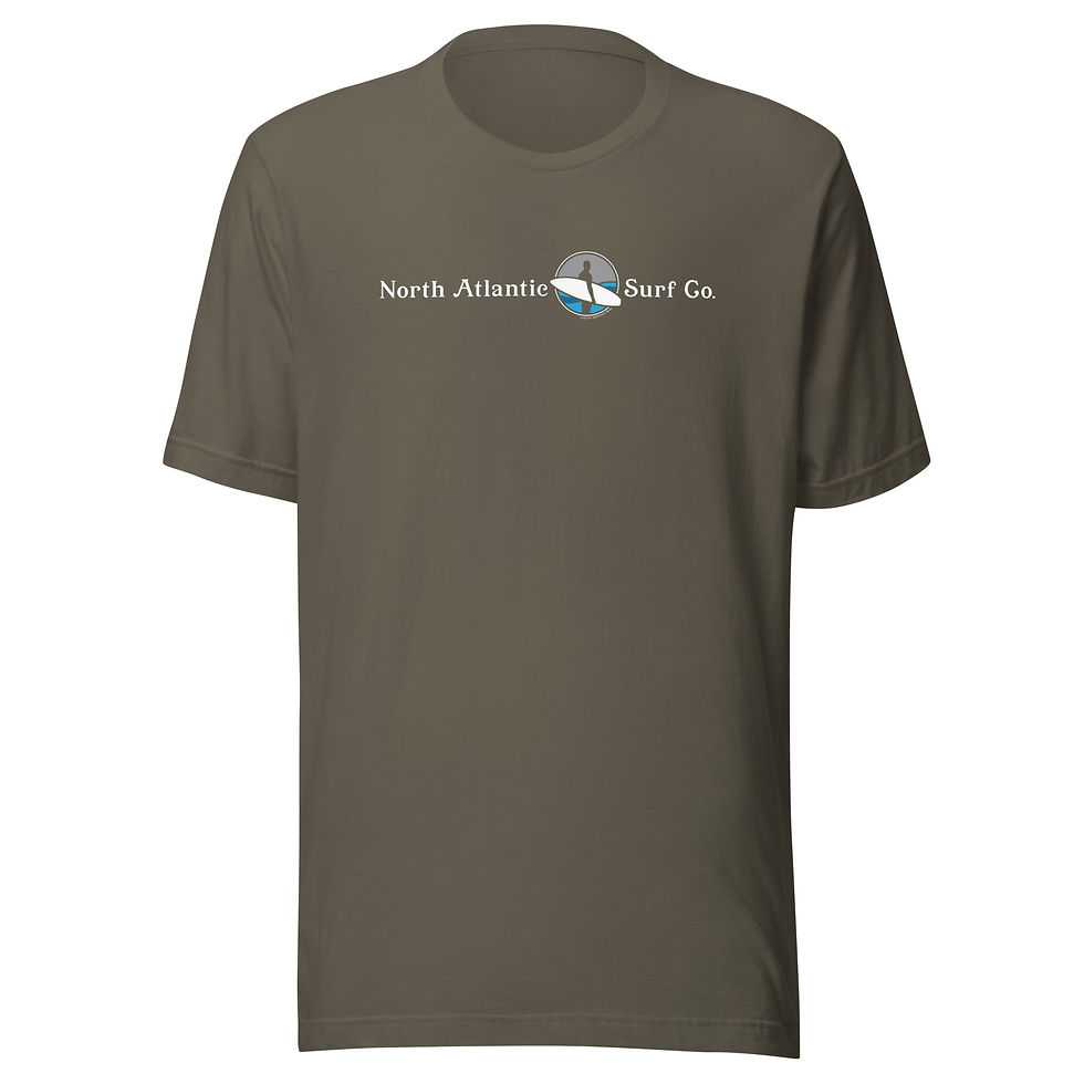Thumbnail: North Atlantic Surf Company Unisex t-shirt - Circle Logo - Storm