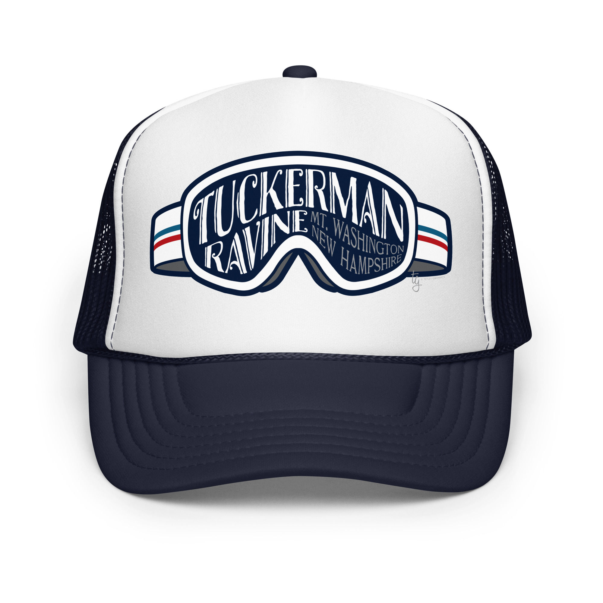 Tuckerman Ravine Goggles foam trucker hat