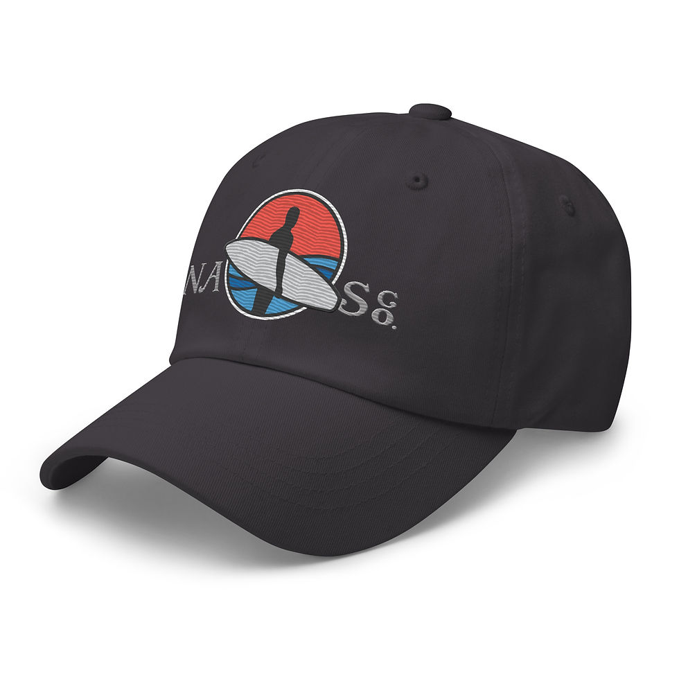 North Atlantic Surf Company Dad Hat - Circle Logo - Fire