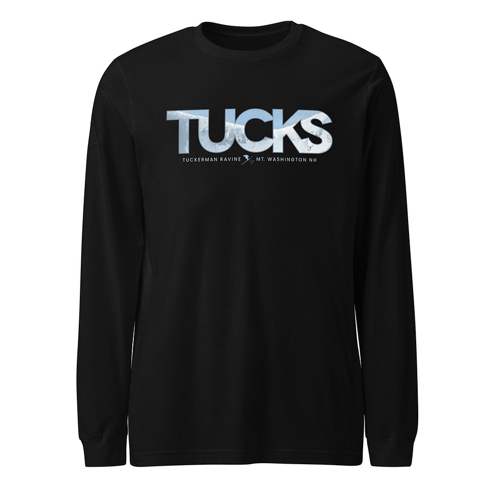 Thumbnail: Ski Tuckerman Ravine "TUCKS" Unisex Long Sleeve Tee