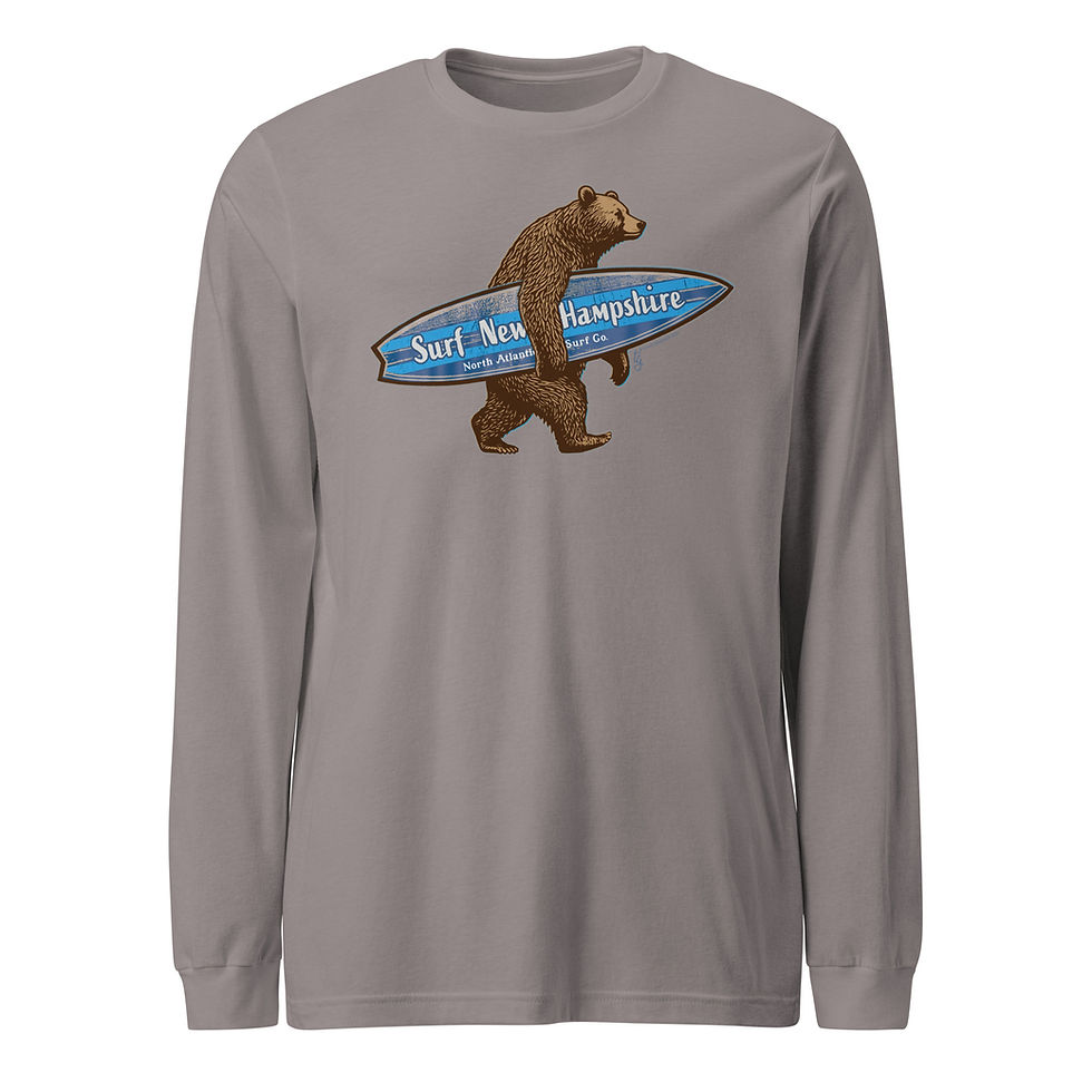 Thumbnail: Surf NH Baer Unisex Long Sleeve Tee