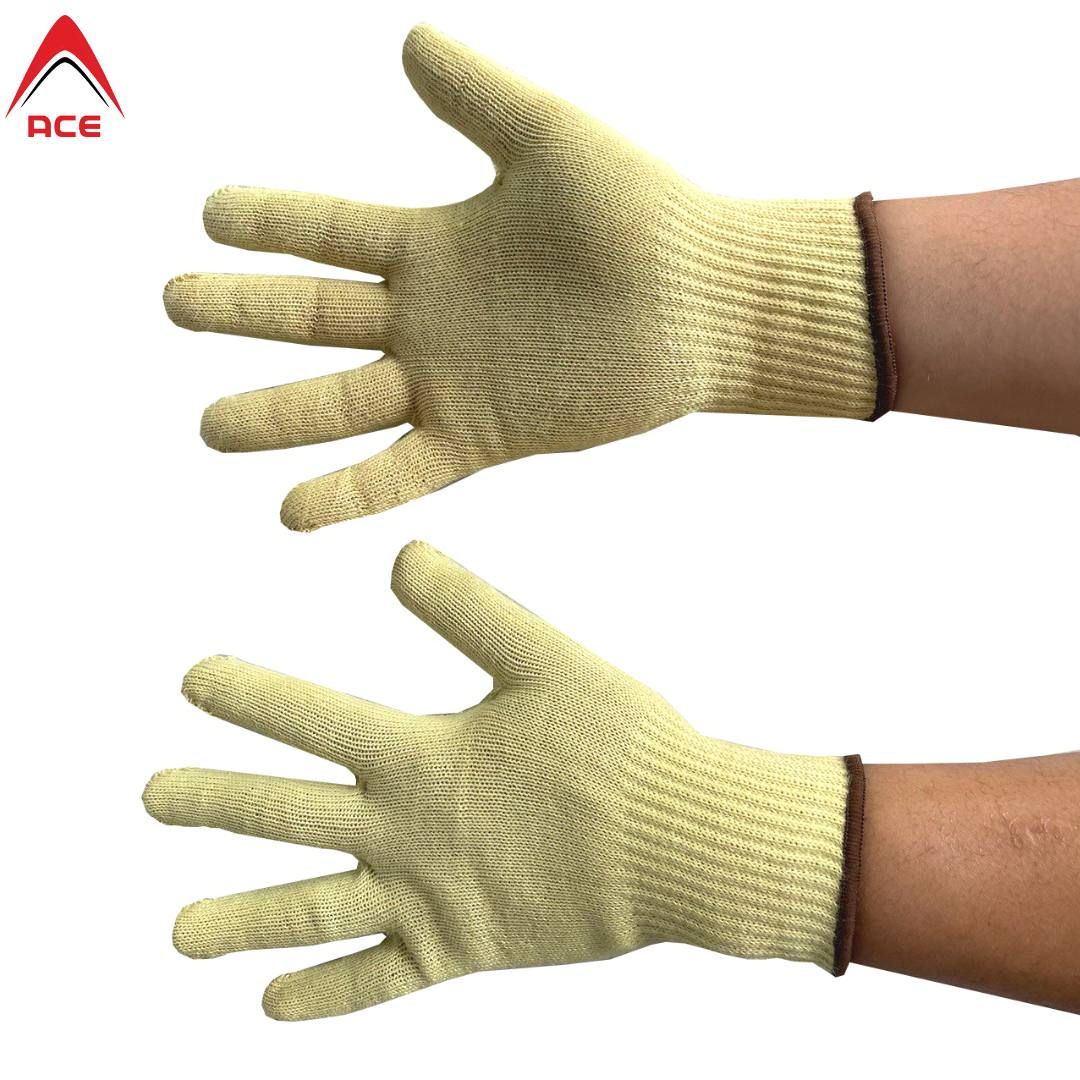 Heat & Cut Resistant Yellow Kevlar Glove