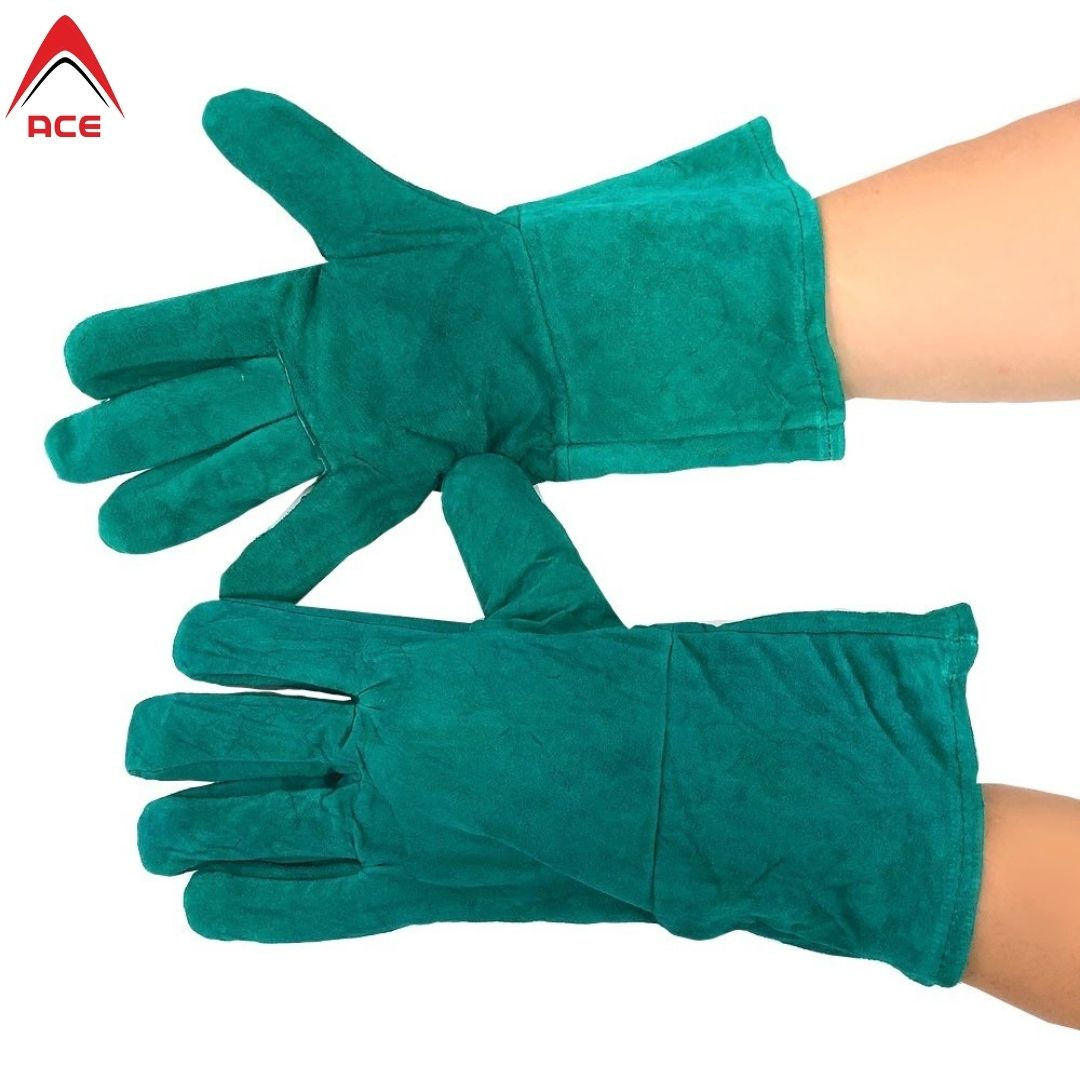 Welding Glove WG32A (Veridian Green) - Normal Quality