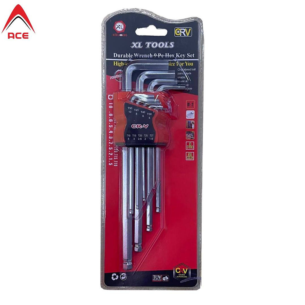 Ball End Allen Key Wrench 9PCS/SET