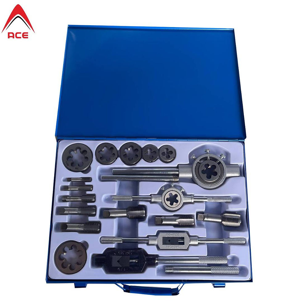 Tap & Die Set 18PCS R3 BSP 1/8"-1" Pipe Thread IMPA 632253
