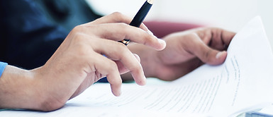 Hands Holding Document
