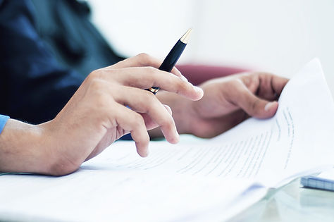 Hands Holding Document