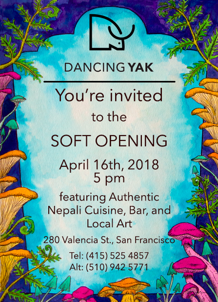Marketing Flyer for Dancing Yak