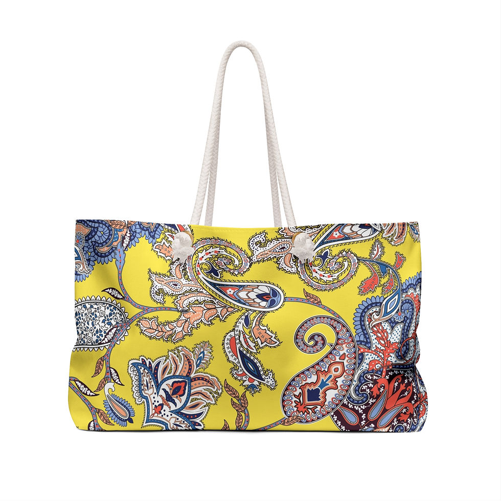 Thumbnail: Sunny Paisley Tote Bag