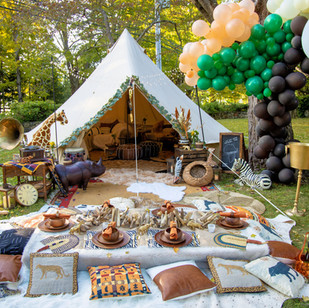 Safari Dinner and Chill Tent