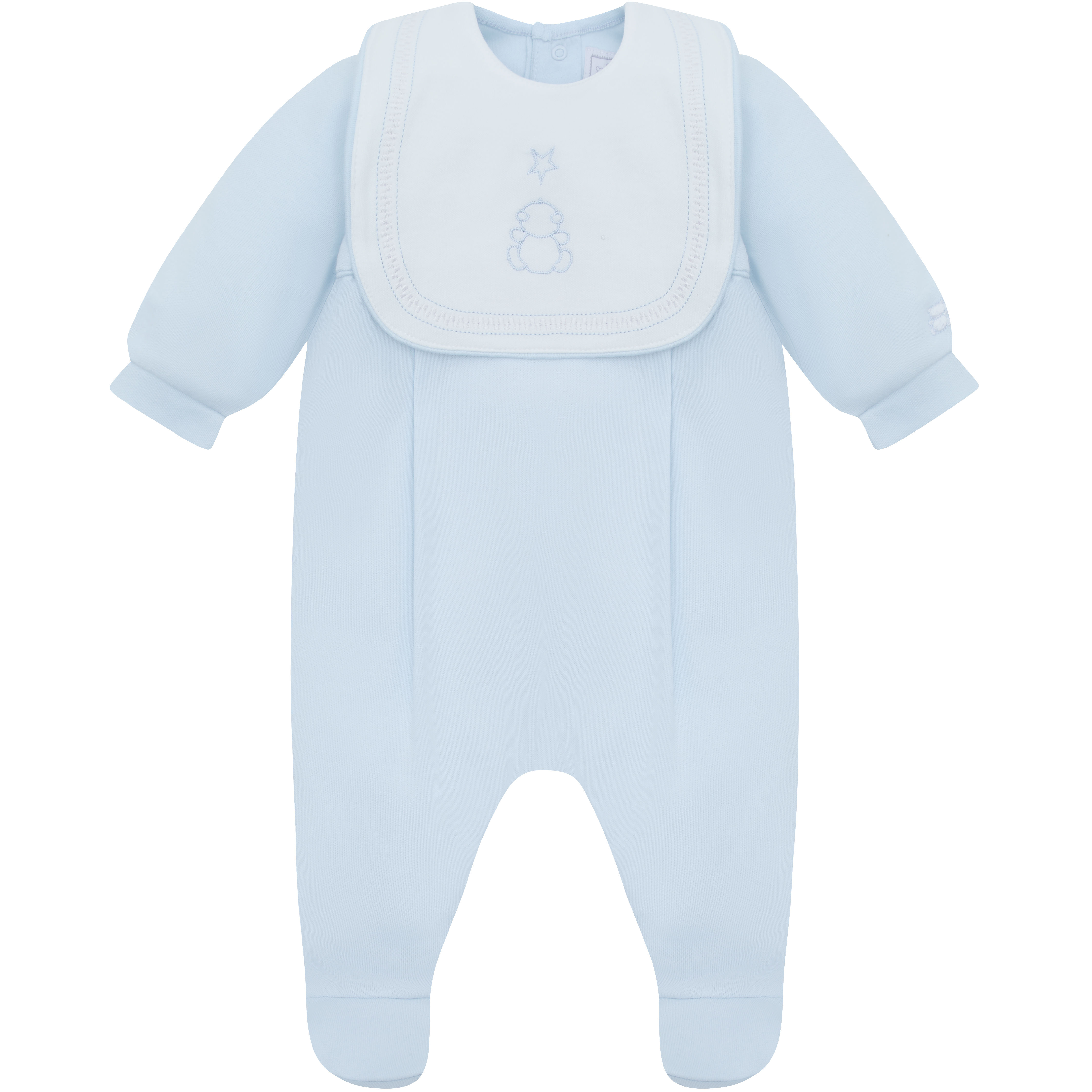 Leonard - Interlock AIO with feet & smart embroidered Bib