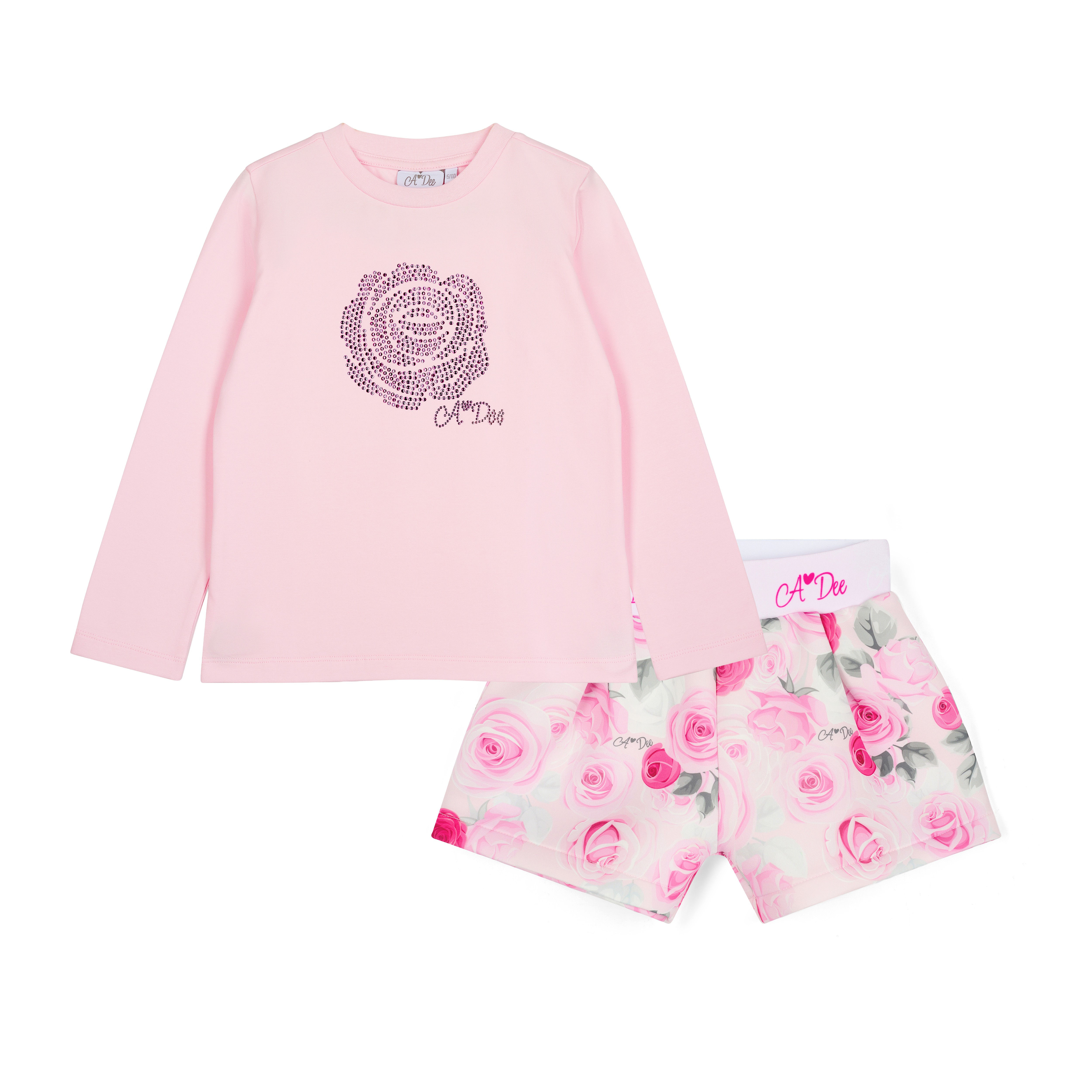 A Dee- Amaya Rose Print Short Set