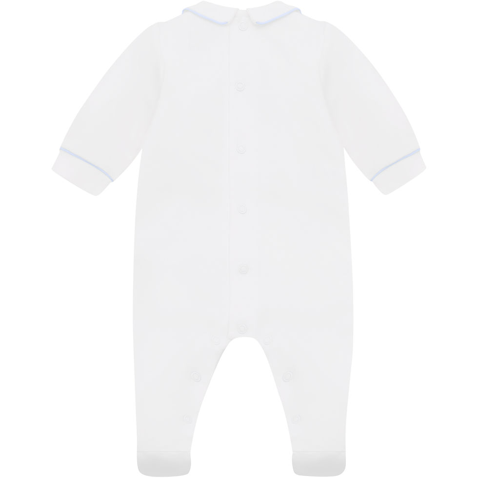 Thumbnail: Lenny -Twin Pack AIO in blue & white with pleats & nursery emb